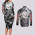 Judeau Berserk Couples Matching Long Sleeve Bodycon Dress and Long Sleeve Button Shirt Grunge Style