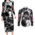 Casca Berserk Couples Matching Long Sleeve Bodycon Dress and Long Sleeve Button Shirt Casca Berserk