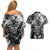 Griffith Berserk Couples Matching Off Shoulder Short Dress and Hawaiian Shirt Grunge Style