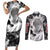 Serpico Berserk Couples Matching Short Sleeve Bodycon Dress and Long Sleeve Button Shirt Grunge Style