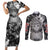 Farnese de Vandimion Berserk Couples Matching Short Sleeve Bodycon Dress and Long Sleeve Button Shirt Grunge Style