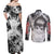 Puck Berserk Couples Matching Off Shoulder Maxi Dress and Long Sleeve Button Shirt Grunge Style