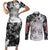 Puck Berserk Couples Matching Short Sleeve Bodycon Dress and Long Sleeve Button Shirt Grunge Style