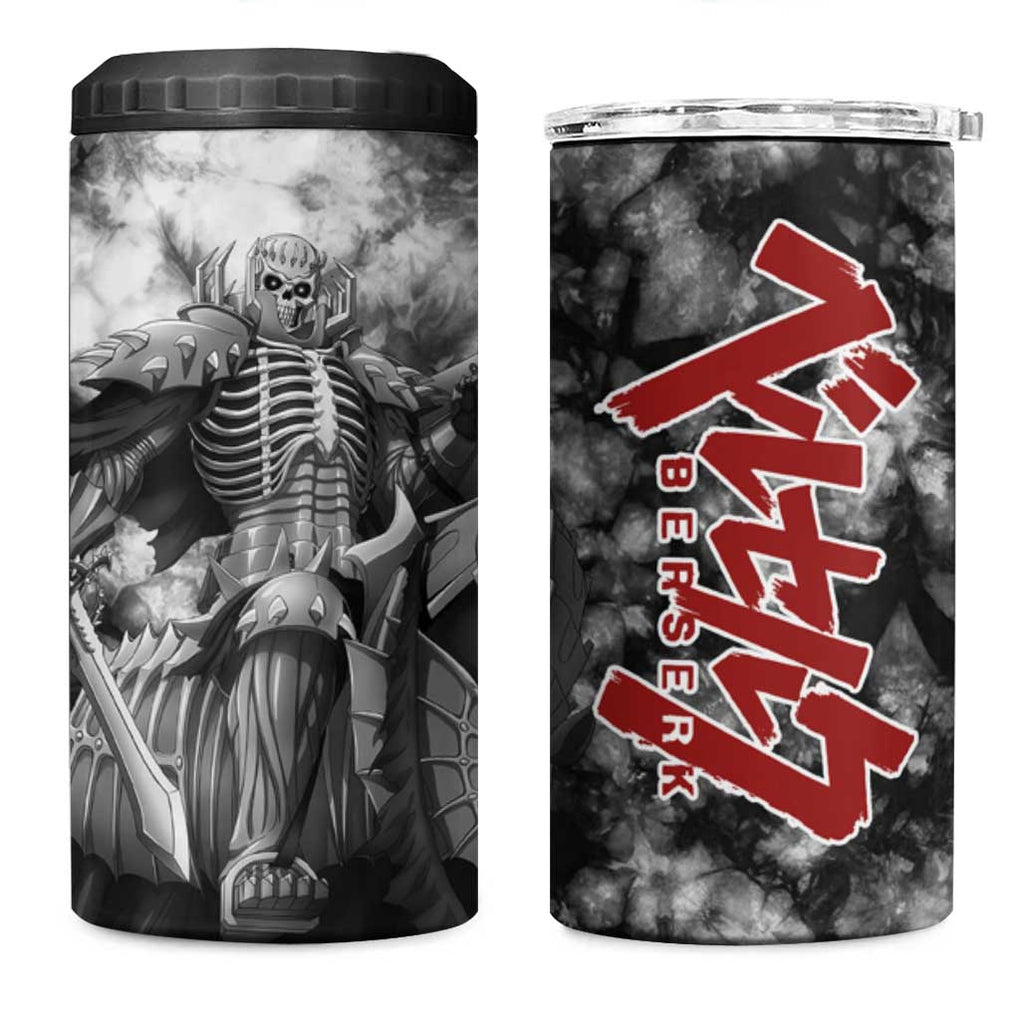 The Skull Knight Berserk 4 in 1 Can Cooler Tumbler Anime Grunge Style