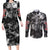 The Skull Knight Berserk Couples Matching Long Sleeve Bodycon Dress and Long Sleeve Button Shirt Anime Grunge Style