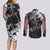 The Skull Knight Berserk Couples Matching Long Sleeve Bodycon Dress and Long Sleeve Button Shirt Anime Grunge Style