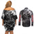 The Skull Knight Berserk Couples Matching Off Shoulder Short Dress and Long Sleeve Button Shirt Anime Grunge Style