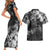 The Skull Knight Berserk Couples Matching Short Sleeve Bodycon Dress and Hawaiian Shirt Anime Grunge Style