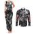 The Skull Knight Berserk Couples Matching Tank Maxi Dress and Long Sleeve Button Shirt Anime Grunge Style