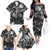 The Skull Knight Berserk Family Matching Off The Shoulder Long Sleeve Dress and Hawaiian Shirt Anime Grunge Style