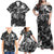 The Skull Knight Berserk Family Matching Off Shoulder Maxi Dress and Hawaiian Shirt Anime Grunge Style