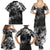 The Skull Knight Berserk Family Matching Summer Maxi Dress and Hawaiian Shirt Anime Grunge Style