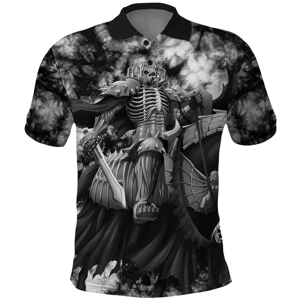 The Skull Knight Berserk Polo Shirt Anime Grunge Style