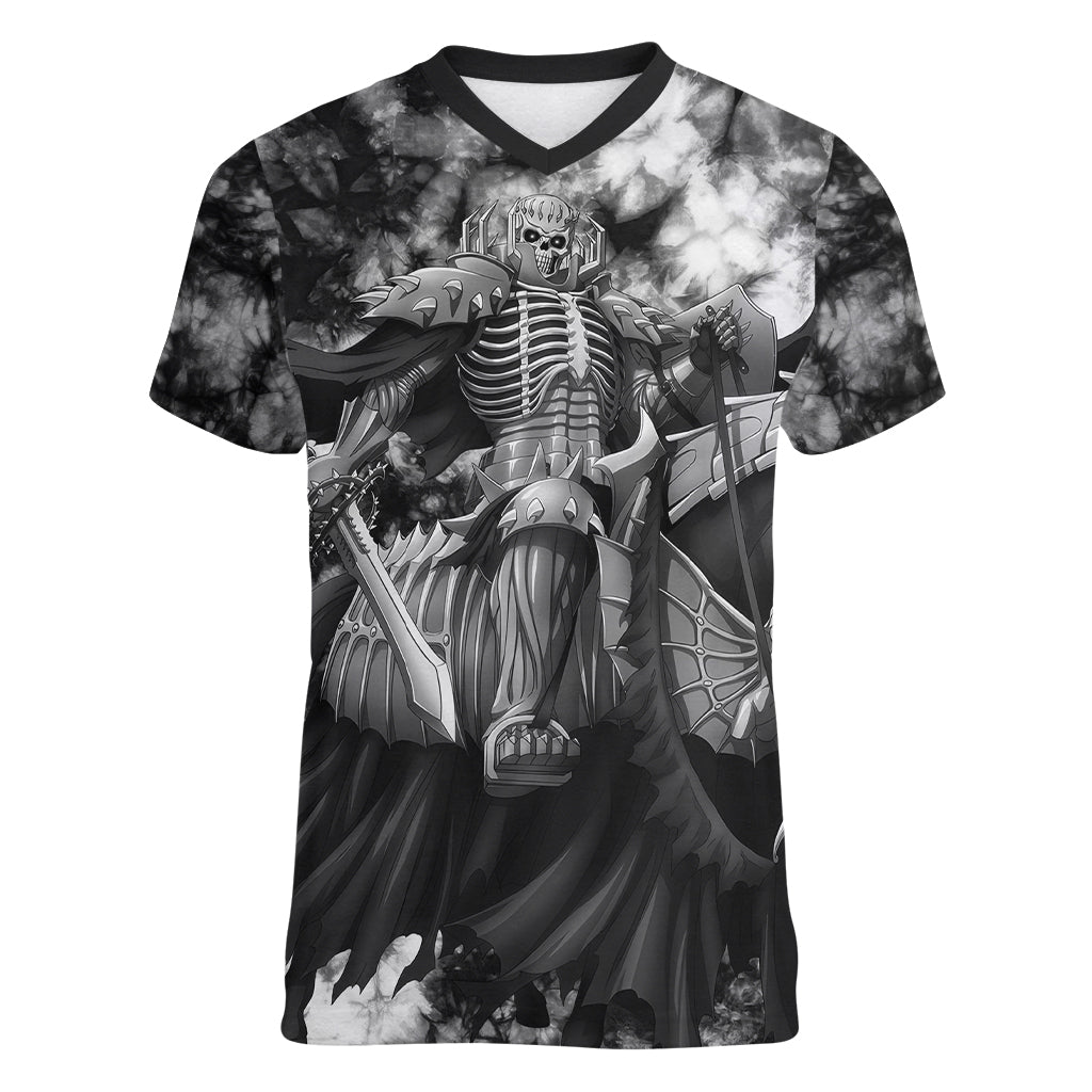 The Skull Knight Berserk Women V-Neck T-Shirt Anime Grunge Style