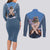 Inosuke - Demon Slayer Couples Matching Long Sleeve Bodycon Dress and Long Sleeve Button Shirt Anime Japan Art Style