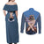 Inosuke - Demon Slayer Couples Matching Off Shoulder Maxi Dress and Long Sleeve Button Shirt Anime Japan Art Style