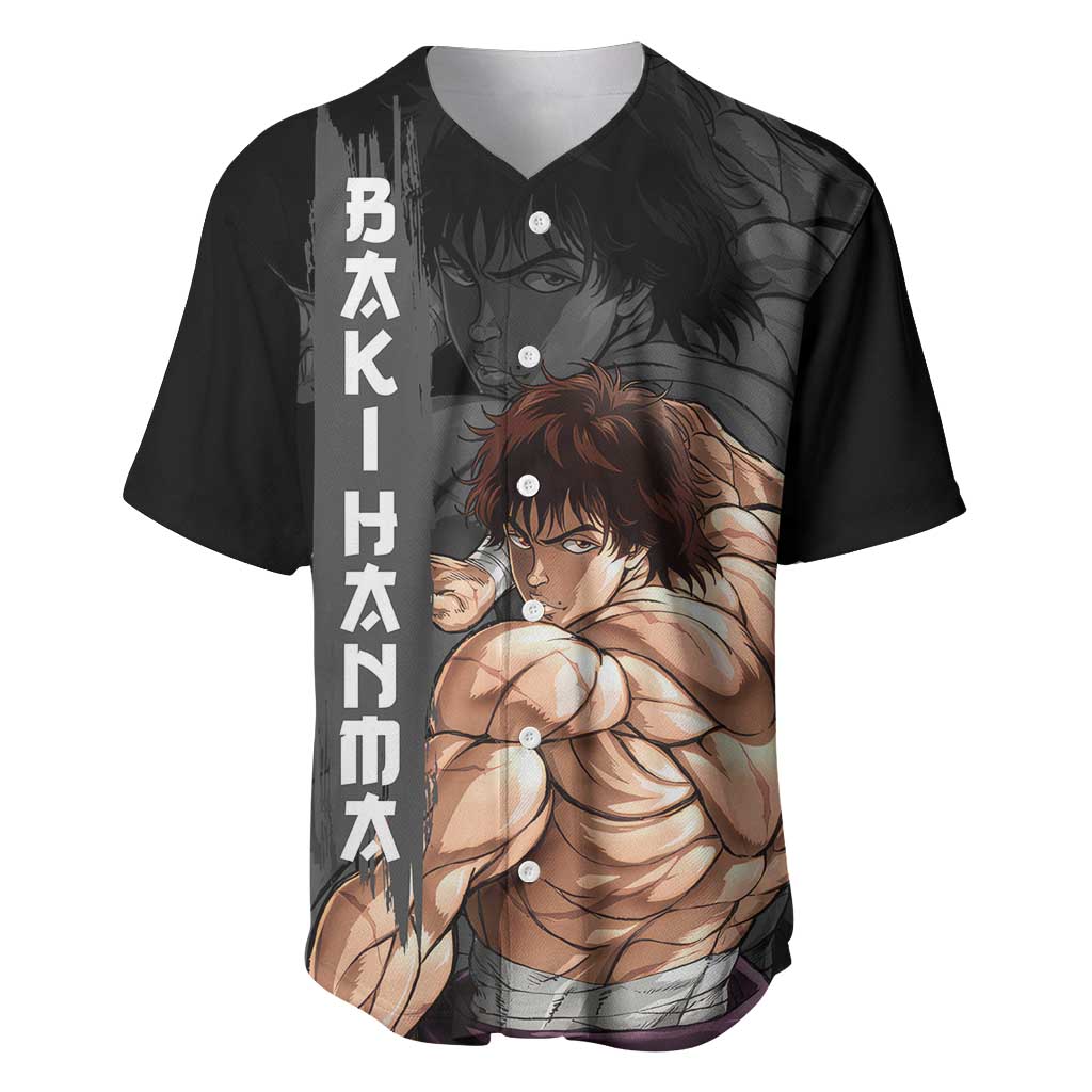 Baki Hanma-Baki Hanma Baseball Jersey Anime Style