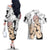 Sukuna - Jujutsu Kaisen Couples Matching Off The Shoulder Long Sleeve Dress and Hawaiian Shirt Pattern Anime Mix Manga Style