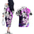 Gojo Satoru - Jujutsu Kaisen Couples Matching Off The Shoulder Long Sleeve Dress and Hawaiian Shirt Pattern Anime Mix Manga Style