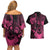 Goku Black Rose - Dragon Ball Couples Matching Off Shoulder Short Dress and Hawaiian Shirt Pattern Anime Mix Manga Style