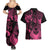 Goku Black Rose - Dragon Ball Couples Matching Summer Maxi Dress and Hawaiian Shirt Pattern Anime Mix Manga Style