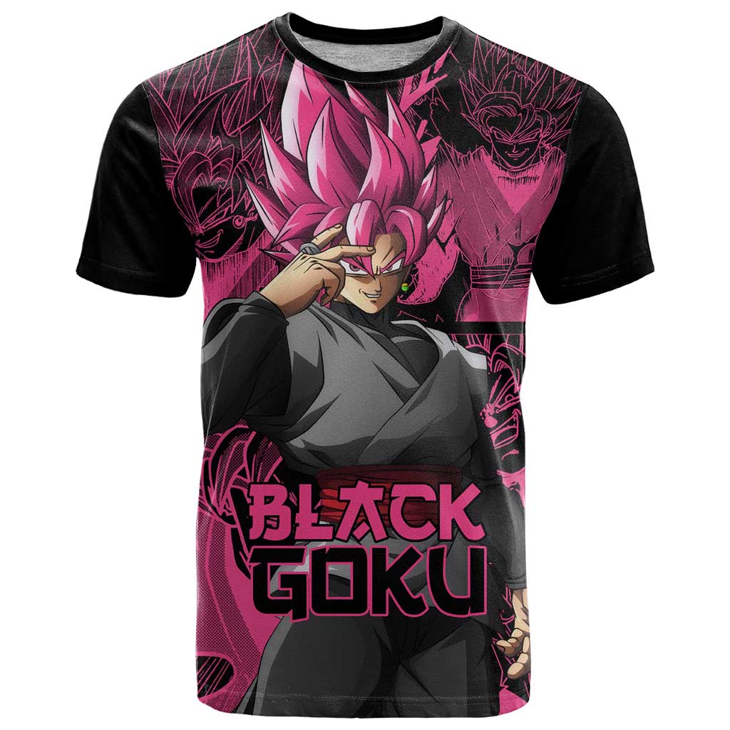 Goku Black Rose - Dragon Ball T Shirt Pattern Anime Mix Manga Style