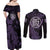 Son Gohan - Dragon Ball Couples Matching Off Shoulder Maxi Dress and Long Sleeve Button Shirt Pattern Anime Mix Manga Style