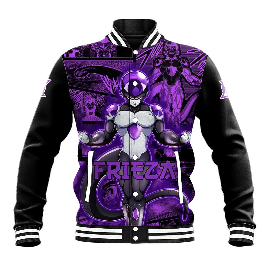 Frieza - Dragon Ball Baseball Jacket Pattern Anime Mix Manga Style