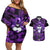 Frieza - Dragon Ball Couples Matching Off Shoulder Short Dress and Hawaiian Shirt Pattern Anime Mix Manga Style