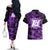 Frieza - Dragon Ball Couples Matching Off The Shoulder Long Sleeve Dress and Hawaiian Shirt Pattern Anime Mix Manga Style