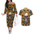 shine-like-a-sunflower-skull-couples-matching-off-the-shoulder-long-sleeve-dress-and-hawaiian-shirt