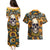 shine-like-a-sunflower-skull-couples-matching-puletasi-dress-and-hawaiian-shirt