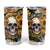 Shine Like A Sunflower Skull Tumbler Cup