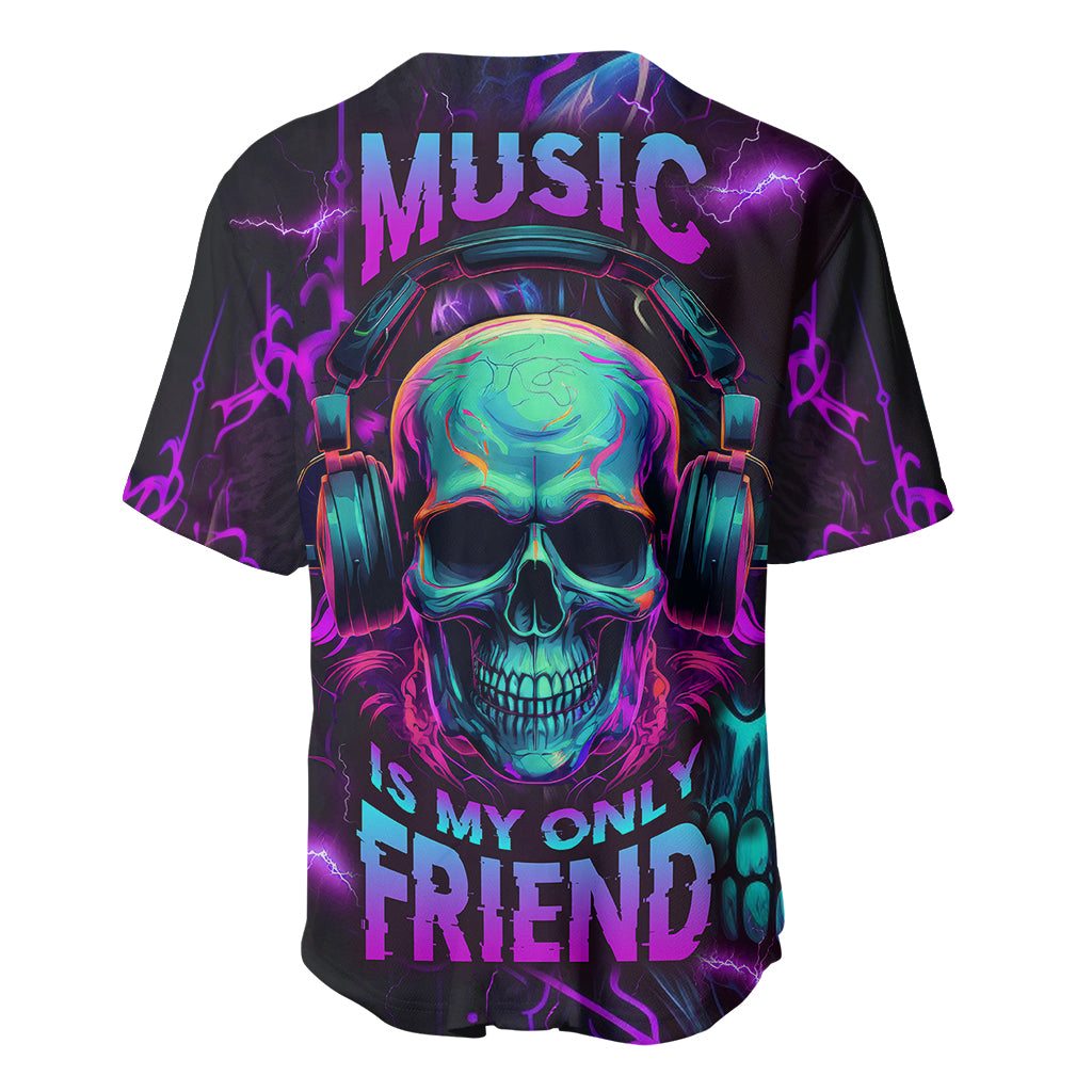 music-is-my-only-friend-skull-baseball-jersey