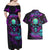 music-is-my-only-friend-skull-couples-matching-off-shoulder-maxi-dress-and-hawaiian-shirt