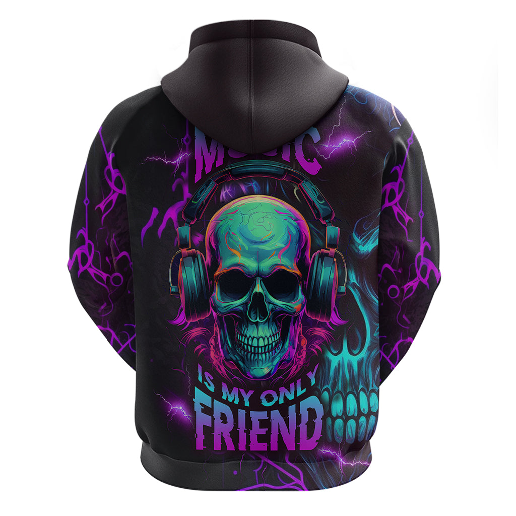 music-is-my-only-friend-skull-hoodie