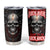 Be Careful Skull Tumbler Cup