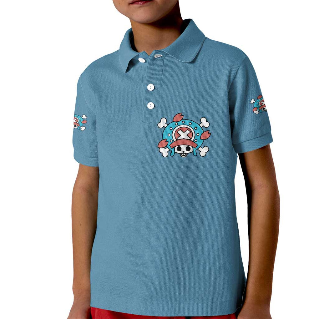 Tony Tony Chopper - Straw Hat -  One Piece Kid Polo Shirt Anime Style