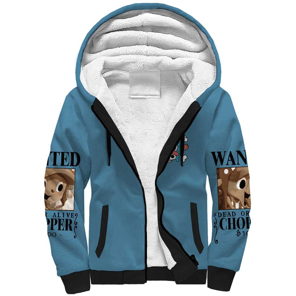 Tony Tony Chopper - Straw Hat -  One Piece Sherpa Hoodie Anime Style