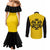 Trafalgar Law One Piece Couples Matching Mermaid Dress and Long Sleeve Button Shirt Anime Uniform Style