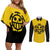 Trafalgar Law One Piece Couples Matching Off Shoulder Short Dress and Long Sleeve Button Shirt Anime Uniform Style