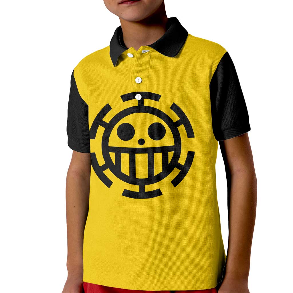 Trafalgar Law One Piece Kid Polo Shirt Anime Uniform Style