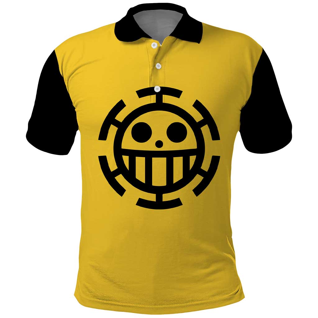 Trafalgar Law One Piece Polo Shirt Anime Uniform Style