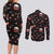 Retro Universe Deku My Hero Academia Couples Matching Long Sleeve Bodycon Dress and Long Sleeve Button Shirt Anime Mid Cosmic Pattern Style