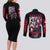 Uchiha Itachi V3 Naruto Couples Matching Long Sleeve Bodycon Dress and Long Sleeve Button Shirt Anime Style