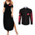 Uchiha Itachi V3 Naruto Couples Matching Summer Maxi Dress and Long Sleeve Button Shirt Anime Style