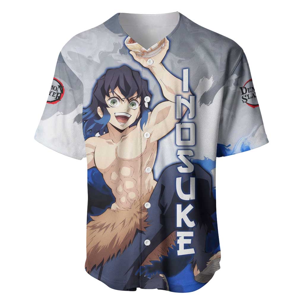 Inosuke - Demon Slayer Baseball Jersey Anime Style