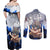 Inosuke - Demon Slayer Couples Matching Off Shoulder Maxi Dress and Long Sleeve Button Shirt Anime Style