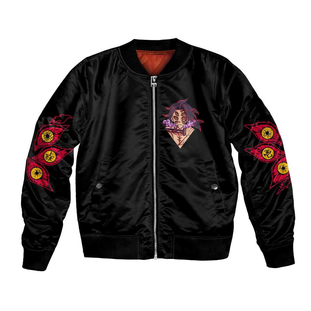 Kokushibo Demon Slayer Bomber Jacket Anime Style TS04