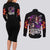 Kokushibo Demon Slayer Couples Matching Long Sleeve Bodycon Dress and Long Sleeve Button Shirt Anime Style TS04